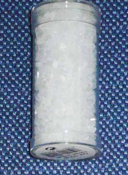 White beads