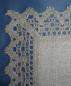 Preview: Tablecloth linen with crochetlace 85 x 85 cm