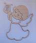 Preview: Engel mit Harfe mit Rahmen und KB