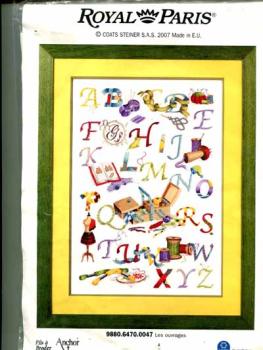 Stiching kit  Royal Paris Alphabet
