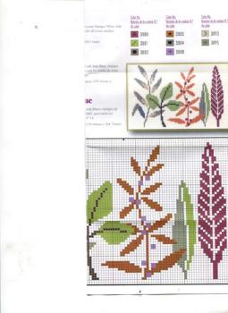 DMC 3 florale Stickmotive