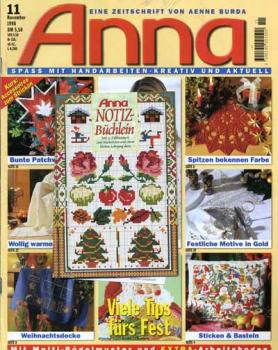 Anna 1998 November Kurs Assessoires zum Stricken