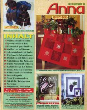 Anna 1998 November Kurs Assessoires zum Stricken