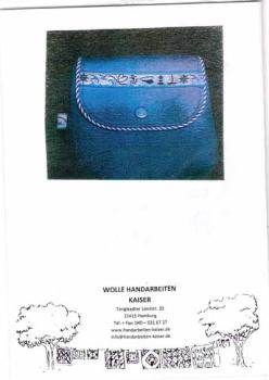 Nähanleitung für eine kleine Tasche - Wolle Handarbeiten Kaiser