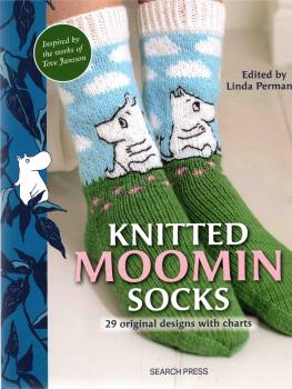 Knitted Moomin Socks von Linda Permanto