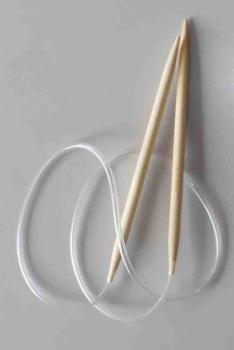 Preview: Set 5 Holzrundstricknadeln je 80 cm lang 4,0, 5,0, 6,0.8,0 und 10 mm