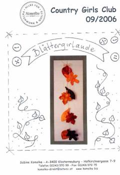 Patchwork - Blättergirlande von Country Girls Club