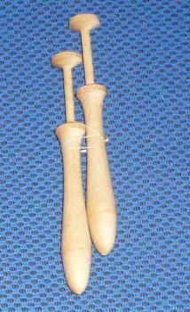 pair of Danish bobbins 10,3 cm