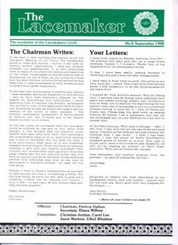 The Lacemaker (Circle) No 2 September 1988