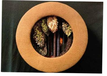 Postkarte Anne Dyer 1992 "Y Coed Yw Eglwys"