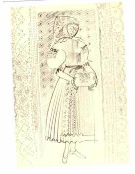 Set 3 Karten Moravia - Czecholovakian motifs