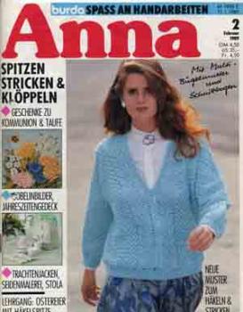 Anna 1989 Februar Lehrgang: Ostereier mit Häkelspitze