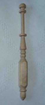 Vierkantklöppel ca 11,5 cm lang helles Holz