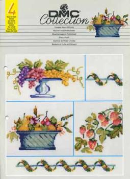 DMC Collection 4 Baskets of fruits and flowers