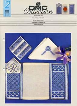 DMC Collection 2 Set mit blauer Serviette