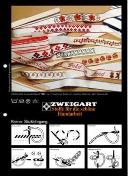 3 x Zweigart Stickanleitungen