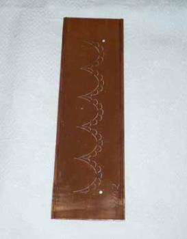 Copper stencil No. 9742 border