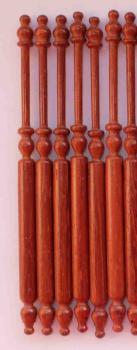 Midlandklöppel ca 10,6 cm rötliches Edelholz