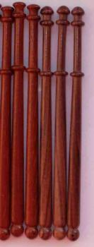 Englischer Klöppel ca 10 cm lang rötliches Edelholz