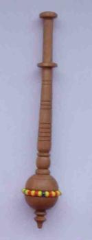 Dänischer Klöppel mit Perlenring ca 9,2 cm lang