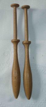 Paar dänische Klöppel ca 10,4 cm lang