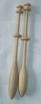 Paar Schweizer Klöppel ca 11,2 cm lang