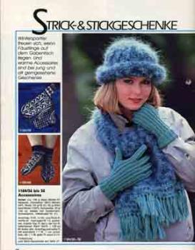 Anna 1984 November  Lehrgang: Handschuhe