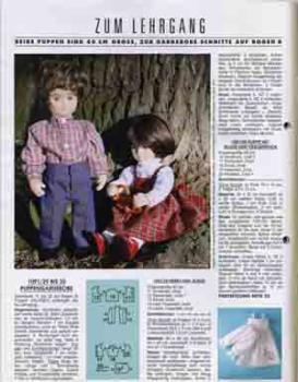 Anna 1991 Oktober Lehrgang: Puppen selber machen