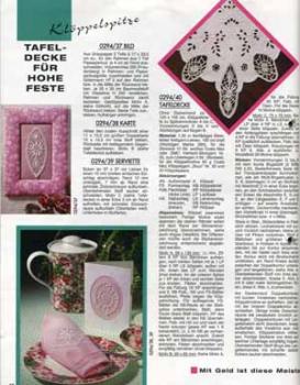 Anna 1994 Februar Lehrgang: Gitterhäkeltechnik
