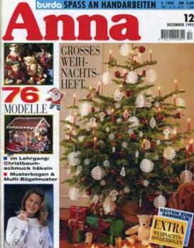 Anna 1995 Dezember Lehrgang Weihnachtschmuck häkeln