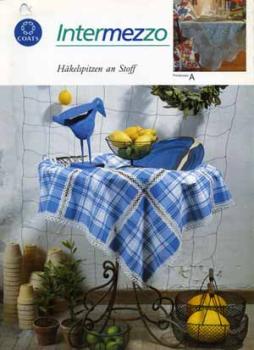 Häkelspitzen an Stoff