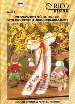 Frühjahrs- und Osterstickideen für Leinen- und Aidabänder