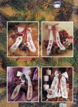 Herbst- und Weihnachtsstickideen für Leinen- und Aidabänder
