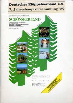Kongressmappe DKV Schönseer Land 1989
