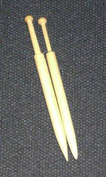 Set 2 Honitonklöppel helles Holz