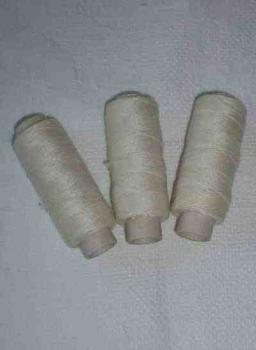 Leinen gewachst weiss