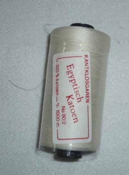 Ägyptische Baumwolle 80/2 weiß