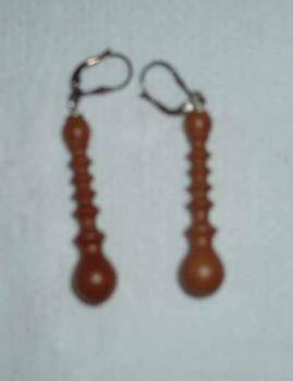 Earrings (wood)