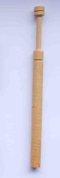 Rollenklöppel ca 15,2 cm lang helles Holz