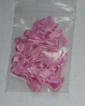 Deko Schleifen für Karten rosa 10 Stck 5 mm