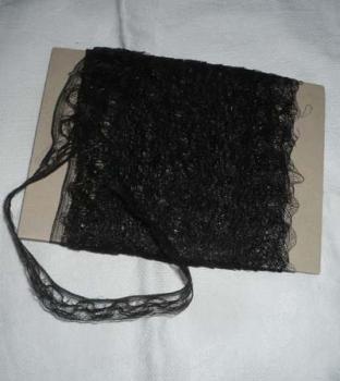 Lace Nylon black 5 Meter 4 cm breit