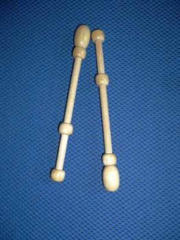 Pair of collecting bobbin