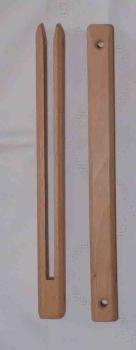 Klöppelhalter aus Holz ca 20 cm lang