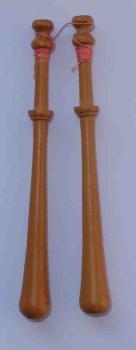 Paar Bayeuxklöppel ca 11,3 cm lang