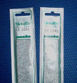 Madeira Metallic Nr.  10 Color 0342 Silver