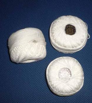 Set 3 x Egitto Cable Col. 1 50 Gramm weiß
