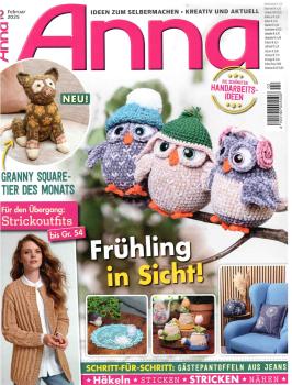 Anna 2025 Februar Lehrgang Gästepantoffeln aus Jeans