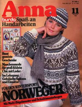 Anna 1983 November Lehrgang: gehäkelte Spitzen