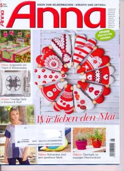 Anna 2016 Mai Kurs: Zierstiche sticken