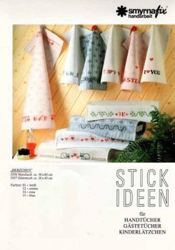 Stick Ideen für Handtücher etc (incl. 5 Alphabete)